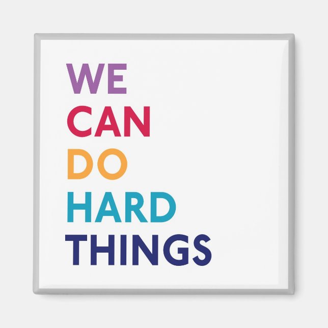 We Can Do Hard Things Momastery Magnet (Front)