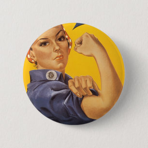 We Can Do It! 6 Cm Round Badge