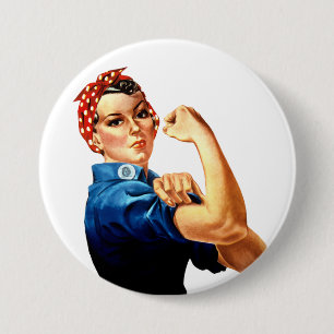 We Can Do It! 7.5 Cm Round Badge