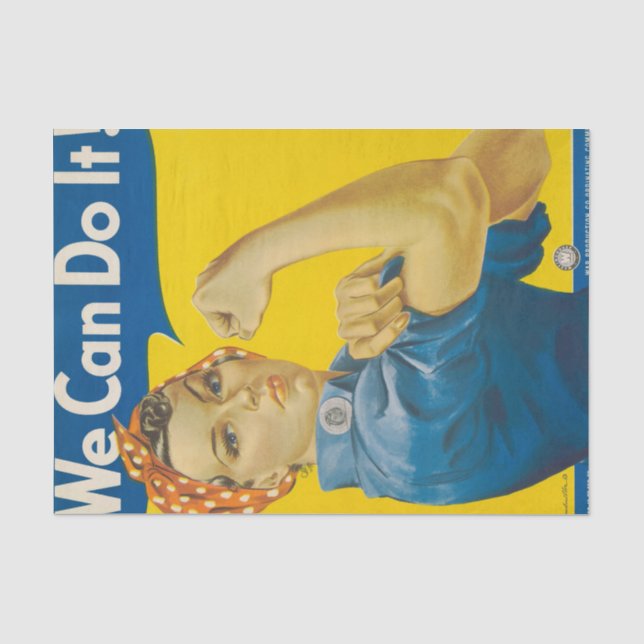 We Can Do It! by J. Howard Miller Tissue Paper (Front)