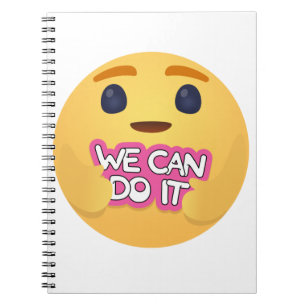 We Can Do It Care Emojis Notebook