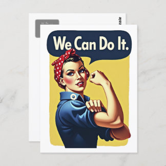 We Can Do It | Famous Feminism Postcard