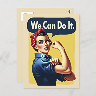 We Can Do It | Famous Feminism Postcard