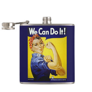 We Can Do It! Hip Flask