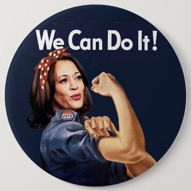We Can Do It - Kamala 2024 BUTTON (Front)