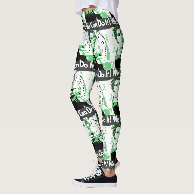 We Can Do It Lyme Awareness Leggings (Left)