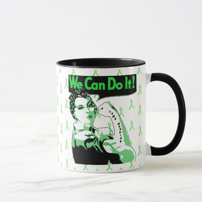 We Can Do It, Lyme Disease Warrior Coffee Cup (Right)