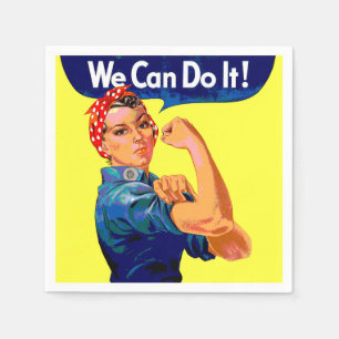We Can Do It - Motivational Pop Art   Napkin