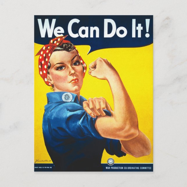 We Can Do It Postcard (Front)