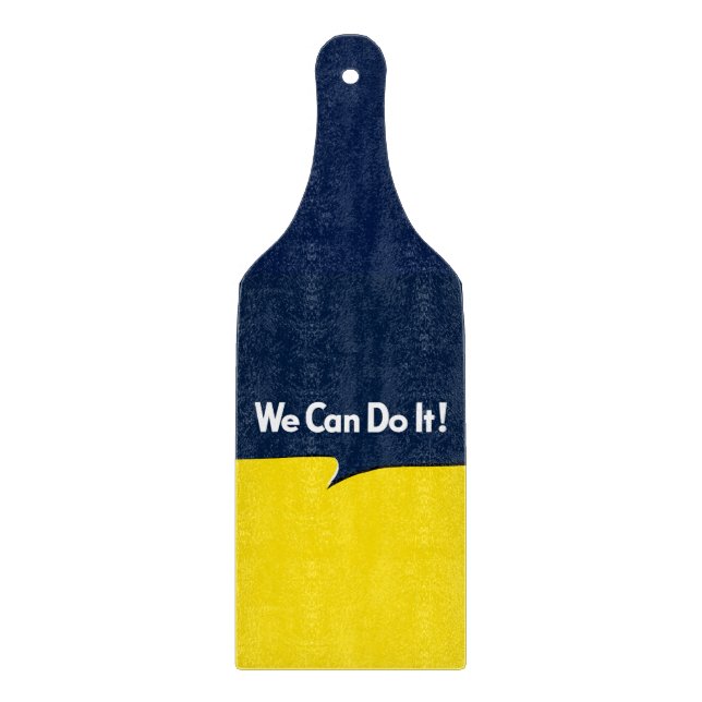 We Can Do it Rosie Headline Cutting Board (Front)