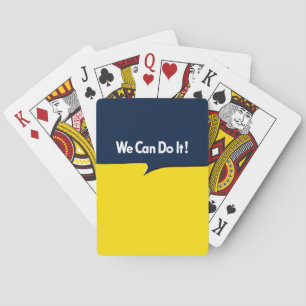 We Can Do it Rosie Headline Playing Cards