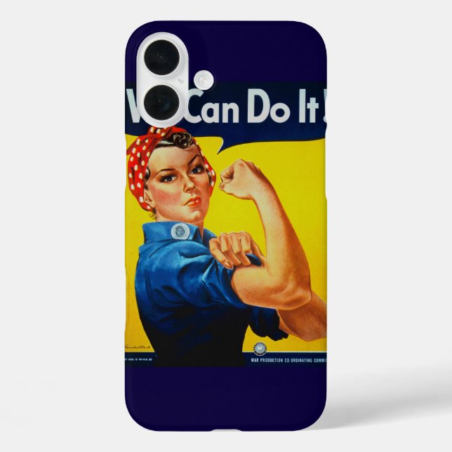 We Can Do It Rosie the Riveter Case-Mate iPhone Case (Back)