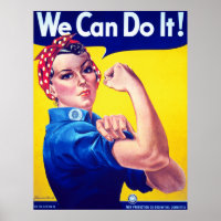 We Can Do It Rosie the Riveter Extra Large Poster
