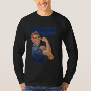 We Can Do It Rosie The Riveter, Feminist Rosey Ros T-Shirt