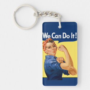 We Can Do It! Rosie the Riveter Key Ring