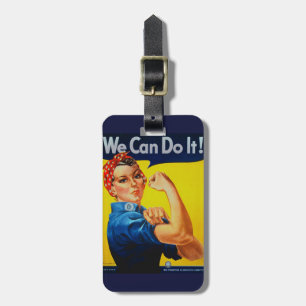 We Can Do It Rosie the Riveter Luggage Tag