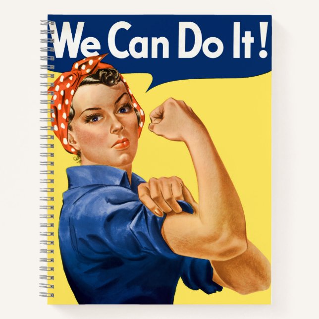 We Can Do It! Rosie the Riveter Notebook (Front)