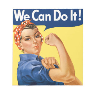 We Can Do It! Rosie the Riveter  Notepad