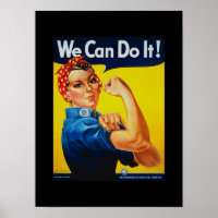 We Can Do It Rosie the Riveter Poster