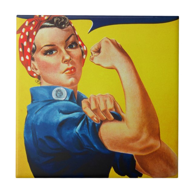 We Can Do It Rosie the Riveter Tile (Front)