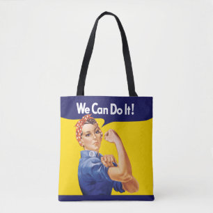 We Can Do It! Rosie the Riveter Tote Bag