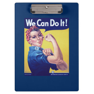 We Can Do It Rosie the Riveter United States Clipboard