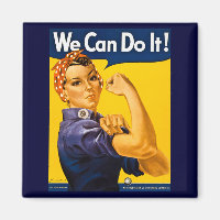 We Can Do It! Rosie the Riveter Vintage WW2