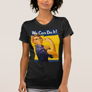 We Can Do It! Rosie the Riveter Vintage WW2 T-Shirt