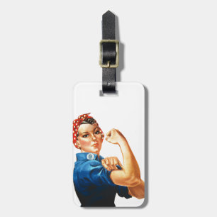 We Can Do It Rosie the Riveter Women Power Luggage Tag