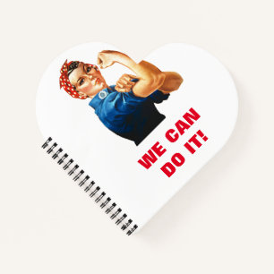 We Can Do It Rosie the Riveter Women Power Notebook