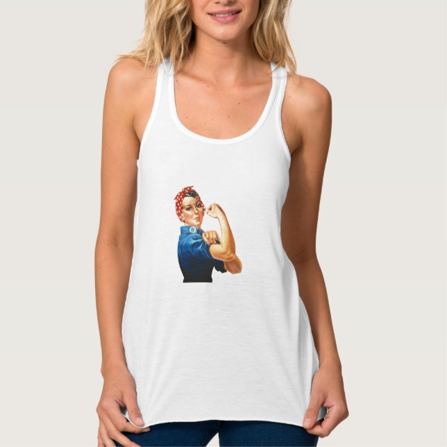 We Can Do It Rosie the Riveter Women Power Singlet (Front)