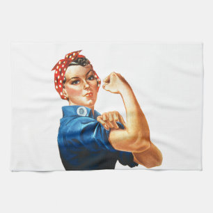 We Can Do It Rosie the Riveter Women Power Tea Towel