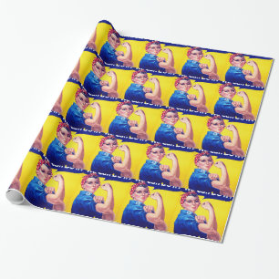 We Can Do It Rosie the Riveter Wrapping Paper
