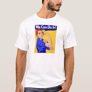 We Can Do It! Rosie The Riveter WWII Poster T-Shirt