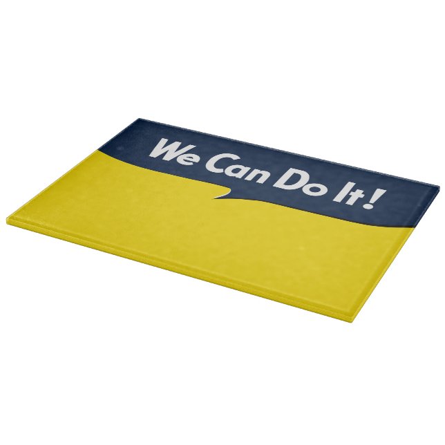We Can Do it says Rosie Cutting Board (Corner)