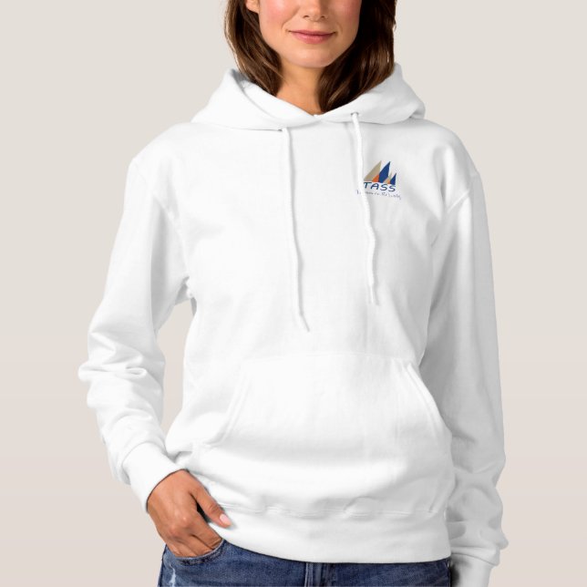 We Can Do It!  TASS Women on the Water T-shirt Hoodie (Front)