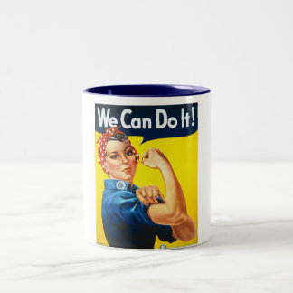 We Can Do It Two-Tone Coffee Mug