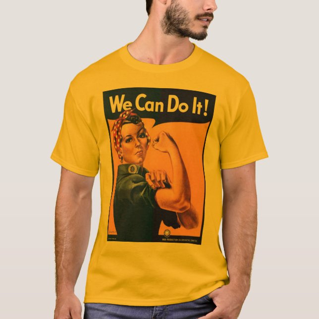 We can do it wartime tee (Front)