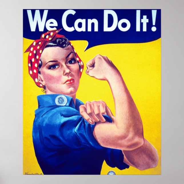We Can Do It World War II Propaganda Poster (Front)