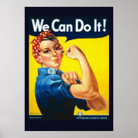 We Can Do It World War II Propaganda Poster