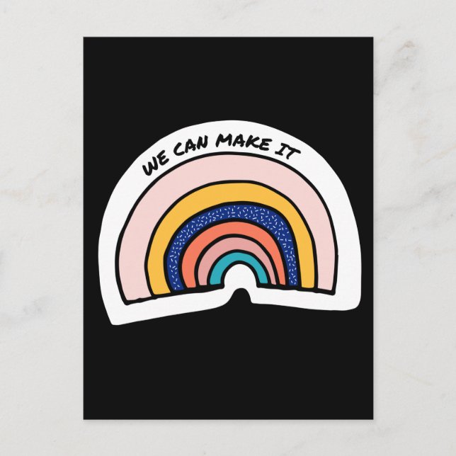 We can make it. LGBT+Pride.  Postcard (Front)