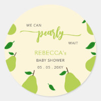 We Can Pearly Wait Fall Pear Baby Shower
