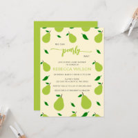 We Can Pearly Wait Fall Pear Baby Shower