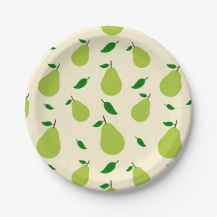 We Can Pearly Wait Fall Pear Paper Plate