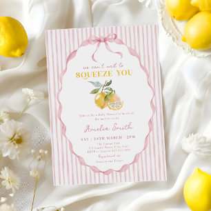 We can't wait to Squeeze You Baby Shower Invitation