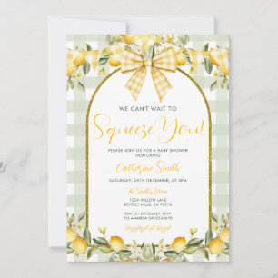 We Can't Wait to Squeeze You Baby Shower Summer Invitation