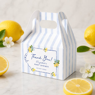 We Can't Wait to Squeeze You Lemon Baby Shower Favour Box