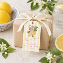 We Can't Wait to Squeeze You Lemon Baby Shower
