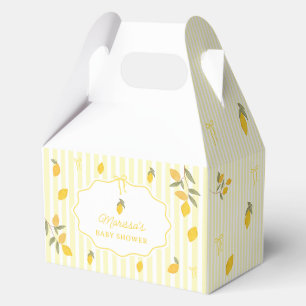 We Can't Wait to You Squeeze Lemon Baby Shower  Favour Box