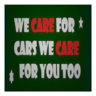 We Care For Cars      Poster